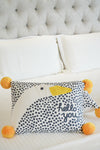 Hello You Embroidered cushion cover