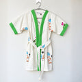 Cute Elephant Printed Cotton Waffle Bathrobe for Kids - image 11