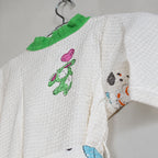 Cute Elephant Printed Cotton Waffle Bathrobe for Kids - image 15
