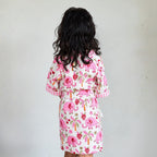 Kids Cotton Waffle Bathrobe – Pink Elephant Printed Bathrobe for Kids - image 10