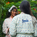 Blue Heart Print Bathrobe for Teenagers – Teen & Tall by Pink Lemon - image 48