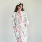 Pink Heart Print Bathrobe for Teenagers – Teen & Tall by Pink Lemon - image 54